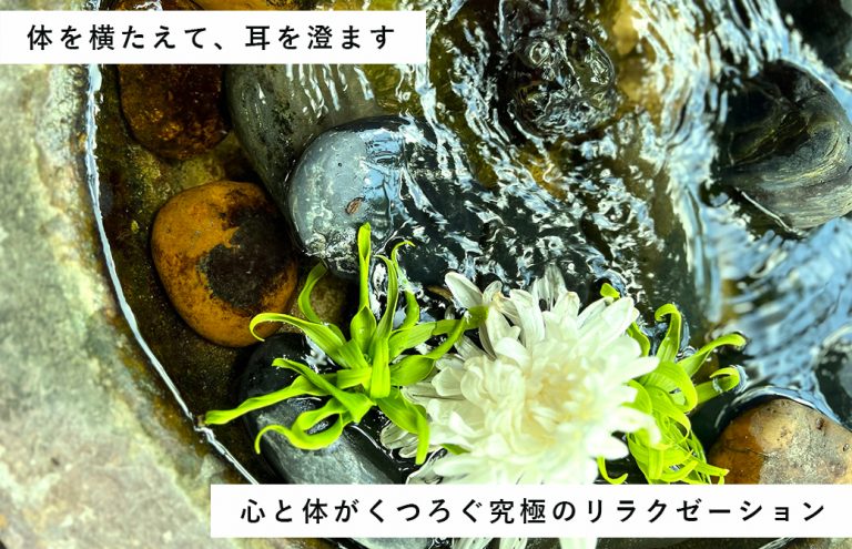 水の中い花が浮いている