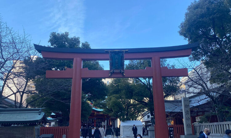 初詣に行った御霊神社