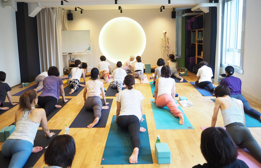 中井まゆみ先生のレギュラークラスの様子